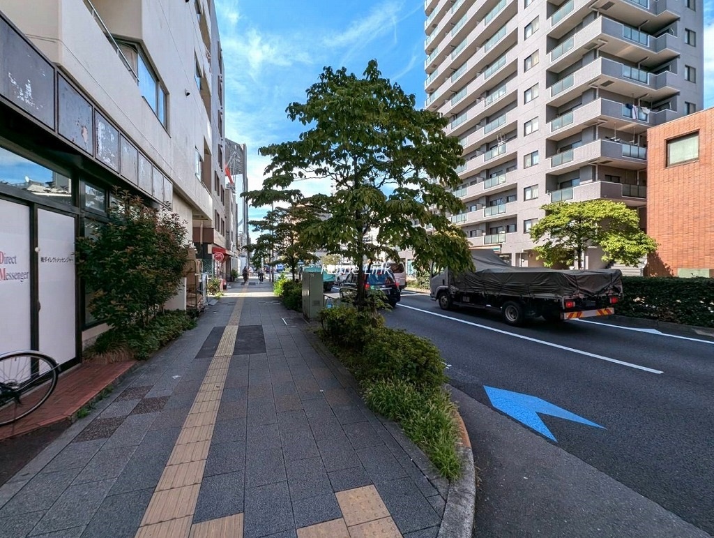 サンビュー北池袋　北東側 前面道路歩道